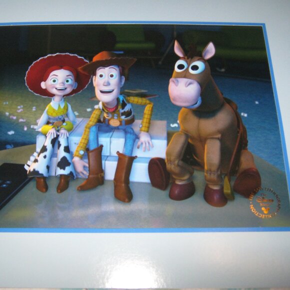 Exclusive Disney Lithographs:Toy Story 1 and 2 and a Bug's Life plus Bug's VHS - Picture 6 of 15